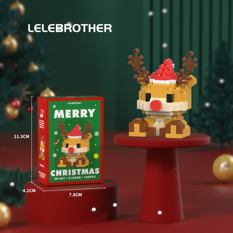 🔥Last Day 50% OFF🎄Santa Claus Design Building Blocks Toy