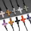✝️100% Handmade Natural Crystal Cross Necklace