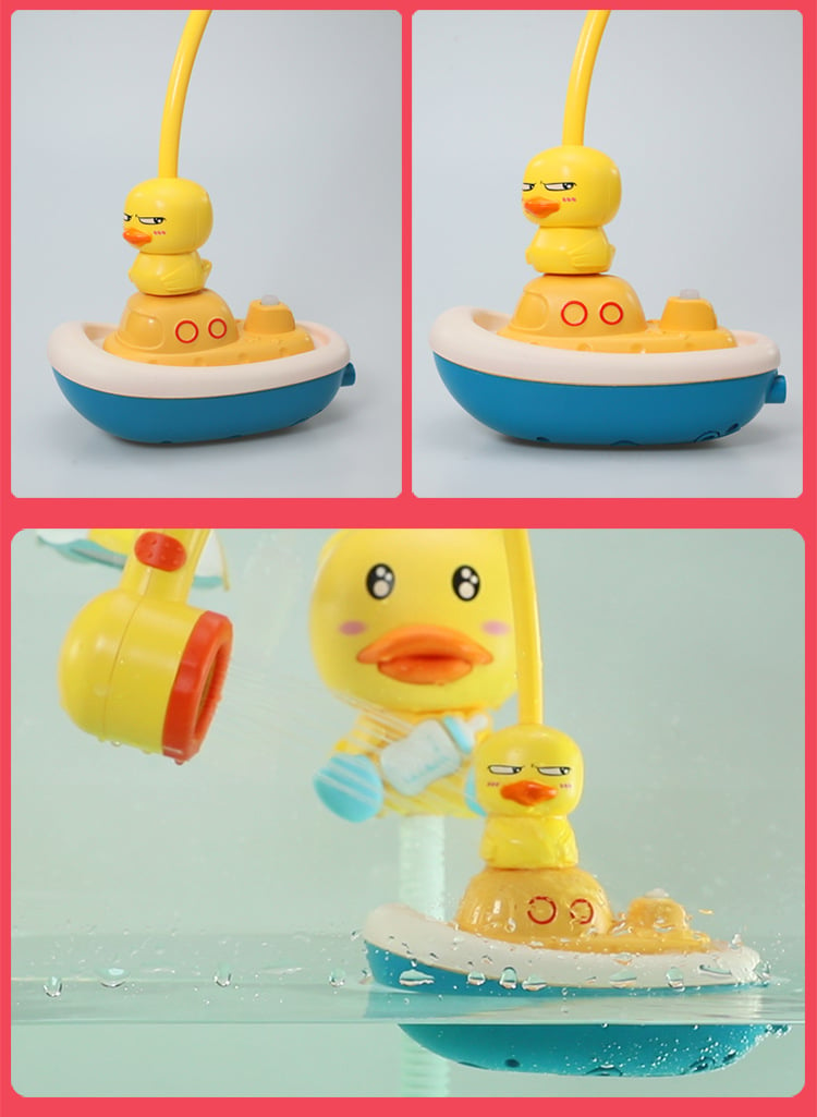 🔥Last Day Promotion - 62% OFF🔥-Electric Duck Boat Shower Baby Bath Toys