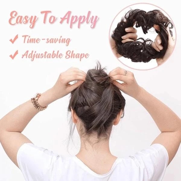 (🎅EARLY XMAS SALE - 50% OFF)  Easy-To-Wear Stylish Hair Scrunchies - Buy 4 Free Shipping