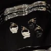 ✨LETZTER TAG 50% RABATT - Cross Curved Ohrringe(1 Paar), 2 Paar kaufen, kostenloser Versand