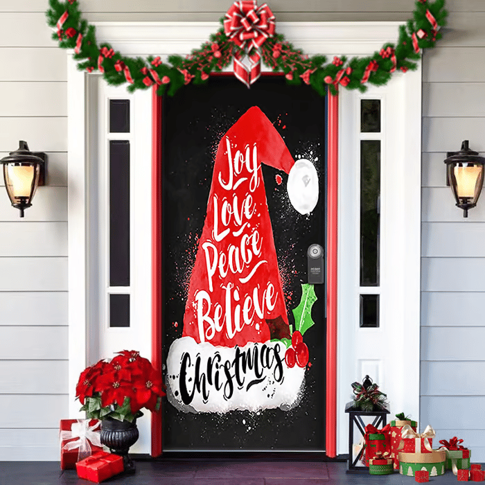 🌟Last day to get 49% off🌟2025 Christmas and Halloween front door decoration