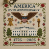 🏆Flash Sale 60% OFF - US 250th Anniversary Cross Stitch Kit