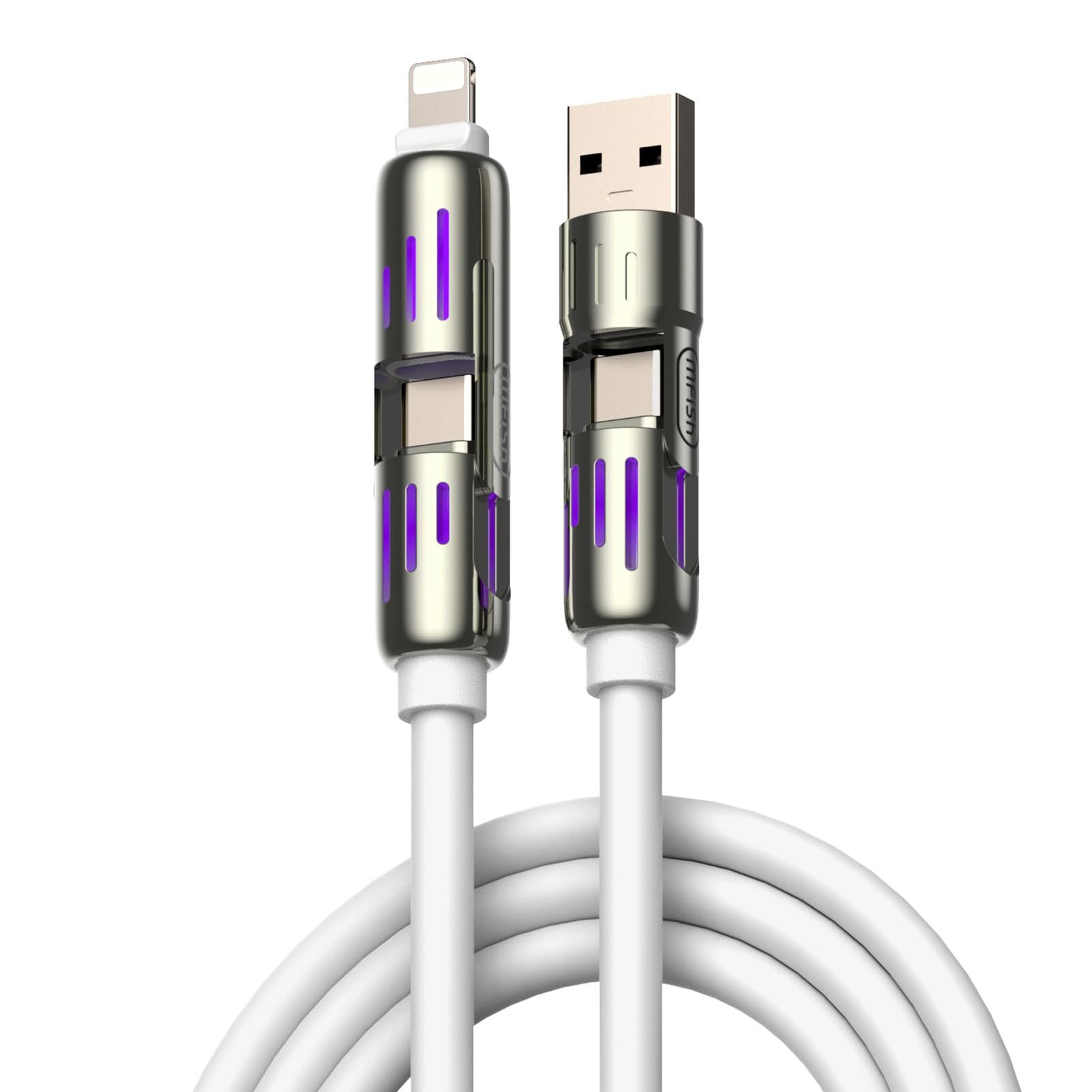 🔥DIREKTVERKAUF AB WERK⏰4-in-1-USB-Ladekabel, Schnellladung MAX 60 W