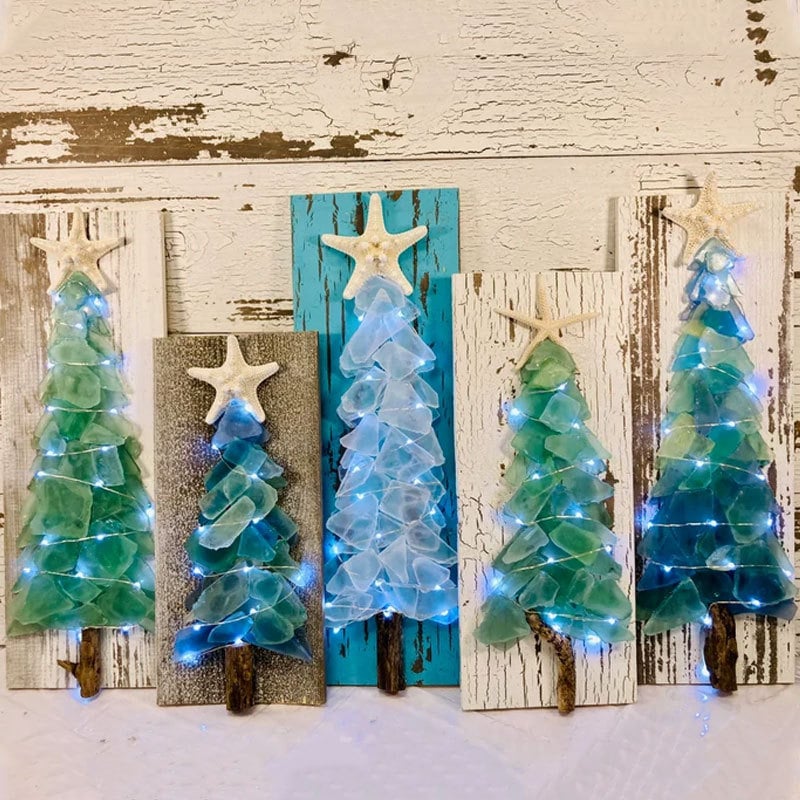 🌲Early Christmas Special 49% OFF🌲DIY Sea Glass Christmas Tree