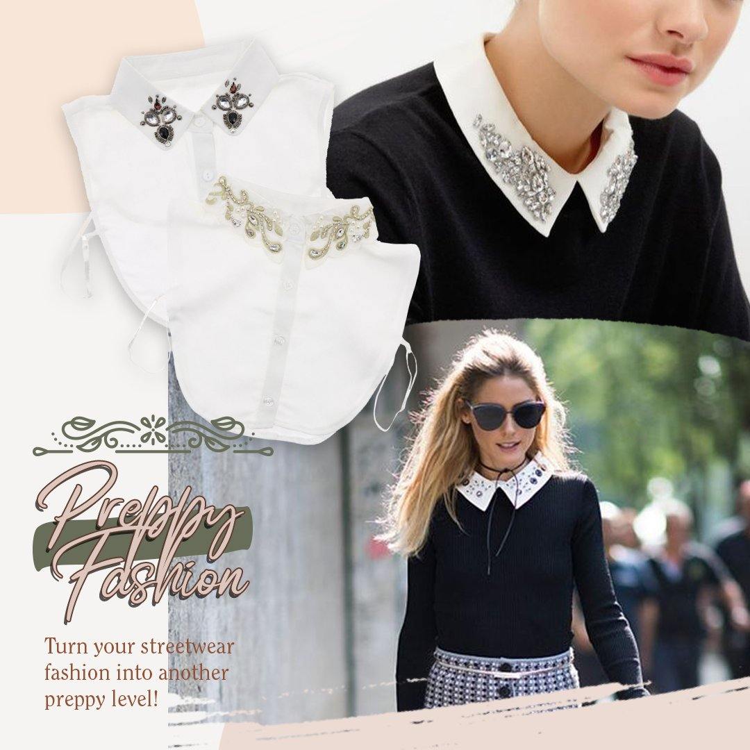 (New Year Sale- Save 50% OFF) Stylish Blouse Detachable Lace Collar- Buy 2 Get Extra 10% OFF