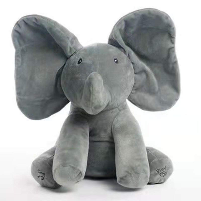 Entertaining Talking Elephant Plush Doll