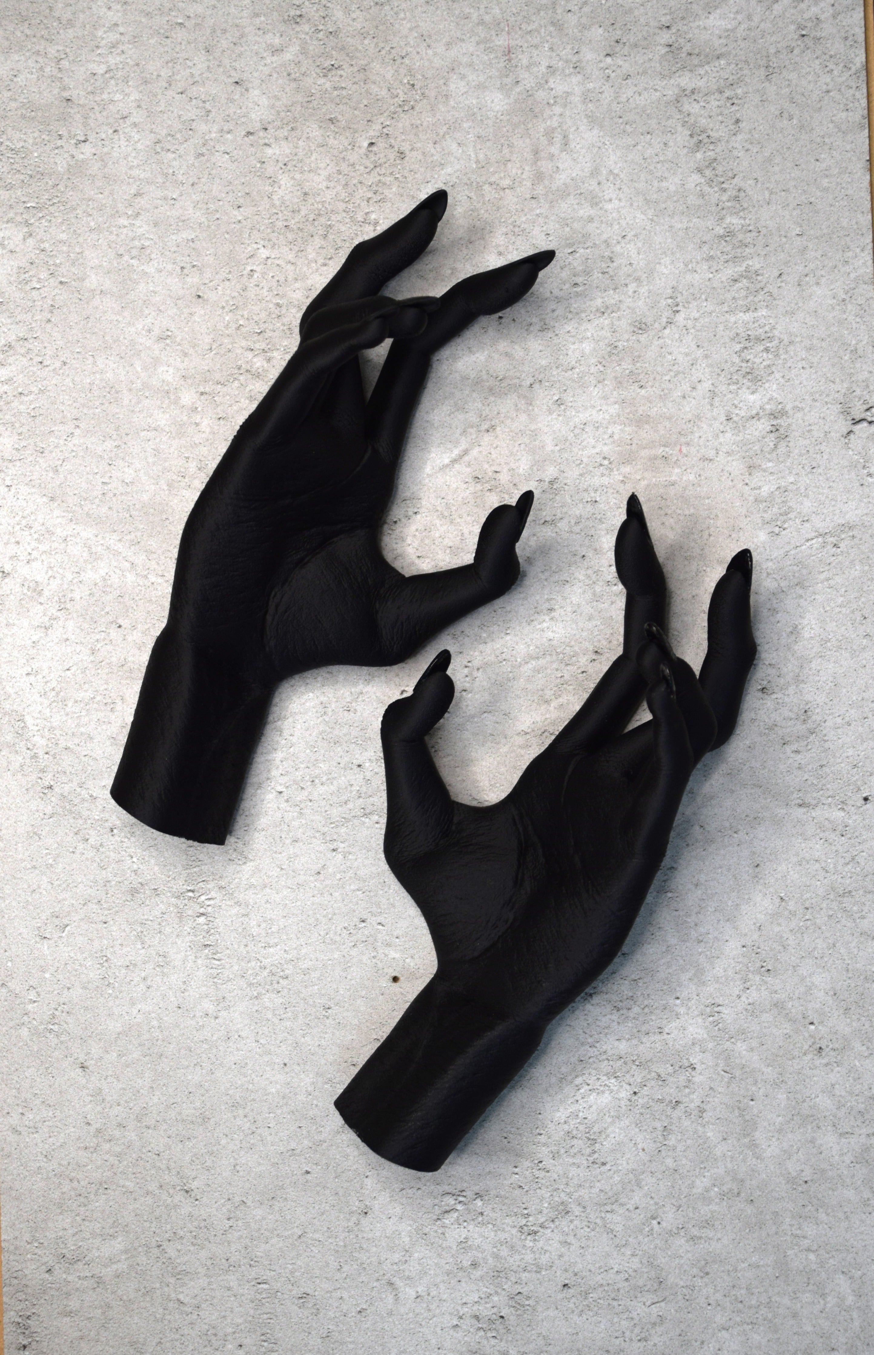 Witch Hand decor life size, Hand holder, Halloween decoration, Gothic decor, Decor display