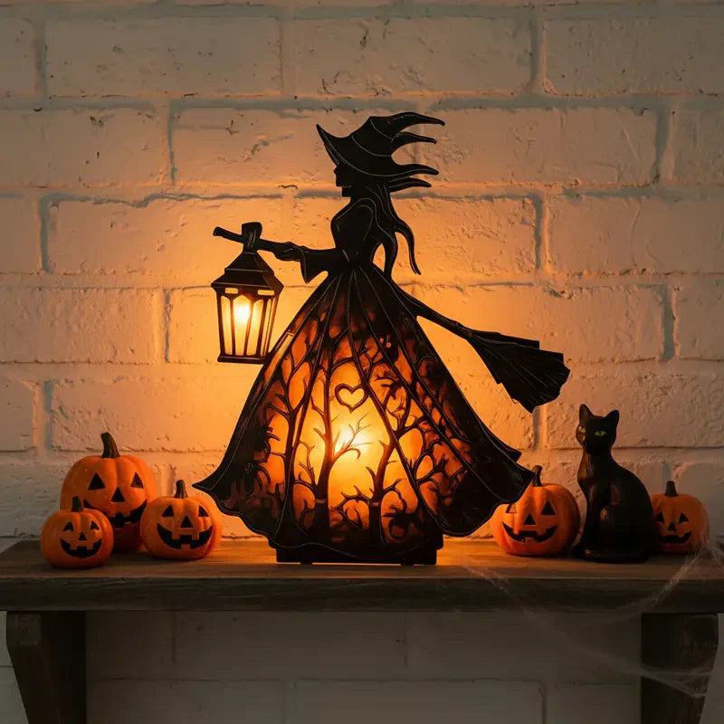 💥LAST DAY SALE 50% OFF🧙🏻‍♀️Dark Night Witch Lamp🖤BUY 2 FREE SHIPPING