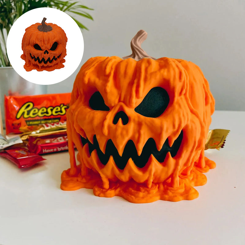 Melting Halloween Pumpkin Candy Bowl