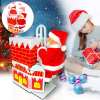 🔥Last Day Promotion 48% OFF-🎁-Electric Chimney Climbing Santa Claus Musical Toys