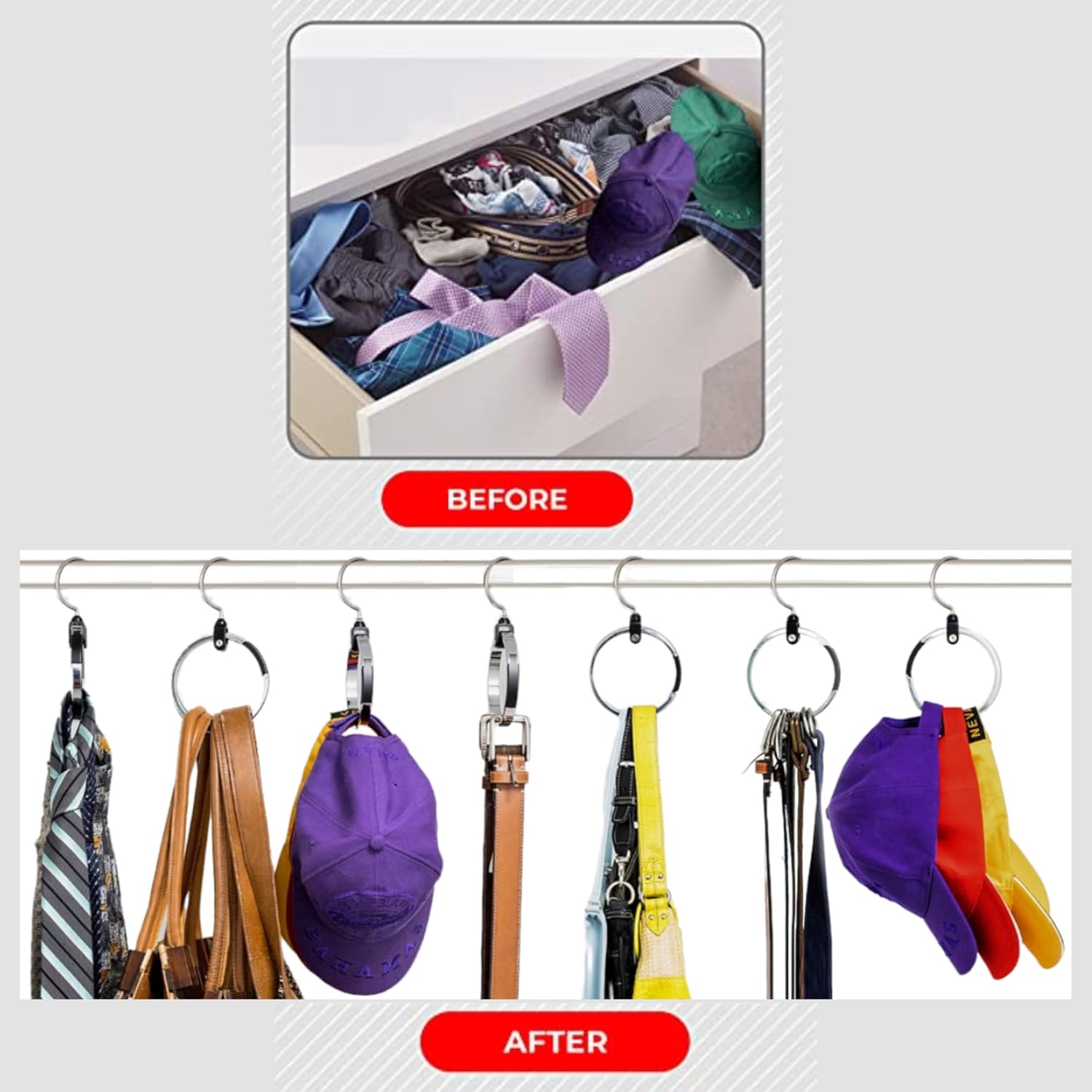 (🎄Christmas Hot Sale - 49% OFF)✨️Multipurpose Closet Hangers