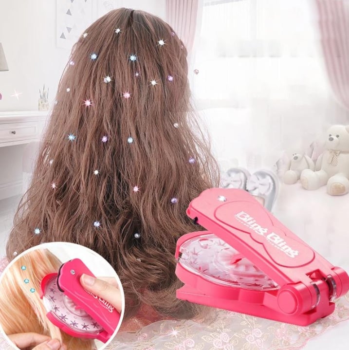 🎄Holiday Pre-Sale Save 70%🎄2025 DIY Hair Jewels Stamper Set 1 Set Shimmering Diamonds Hair Styling Tool