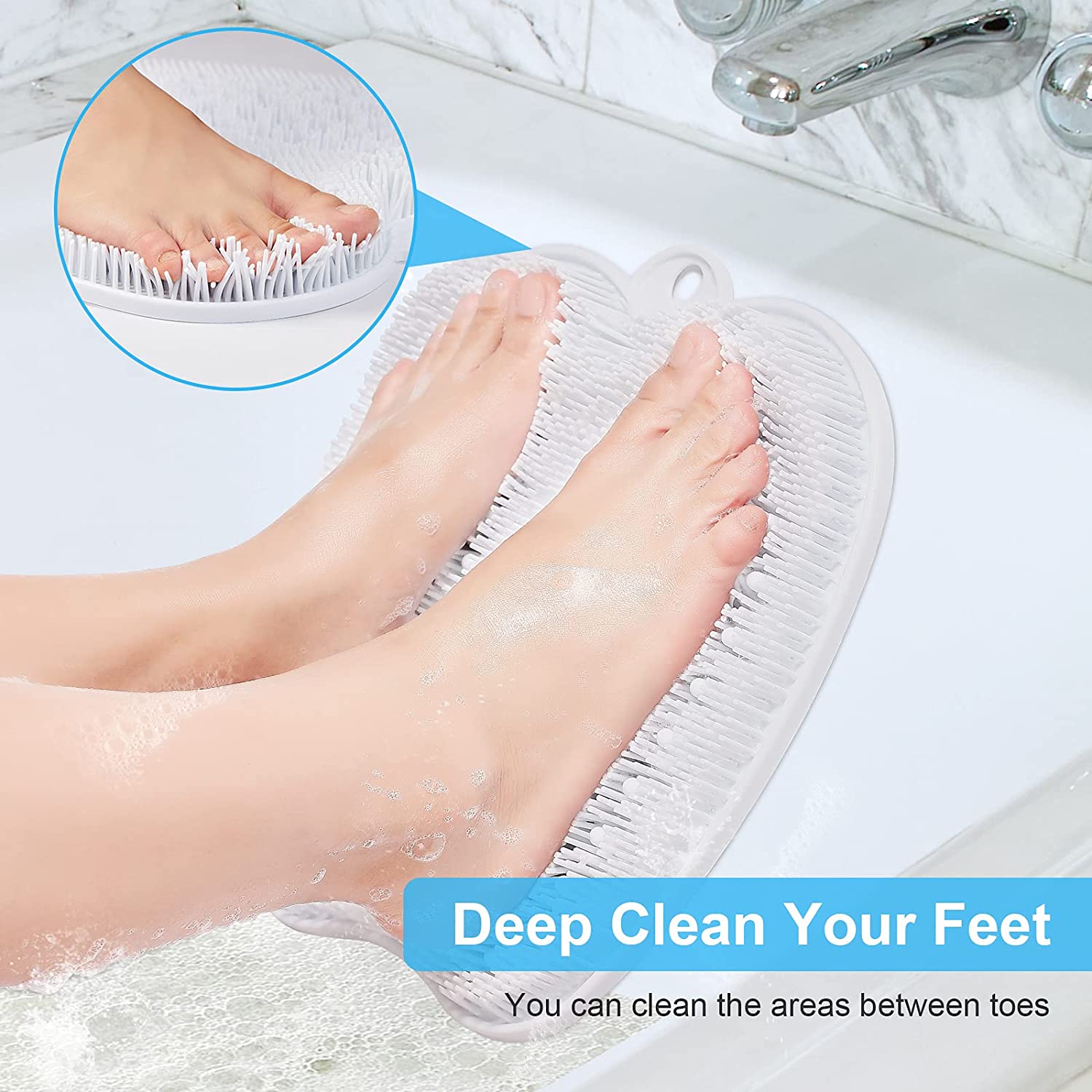 (🌲Hot Sale - SAVE 49% OFF) Shower Foot & Back Massager Scrubber
