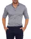 Oxford Stretch Zip Shirt (Buy 2 Free Shipping)