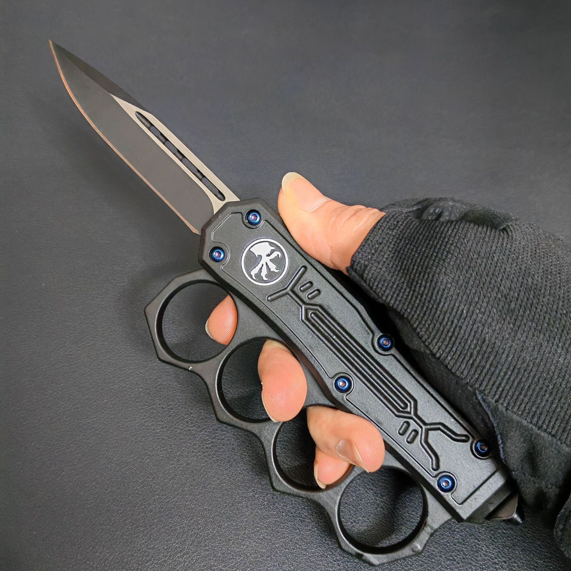 Boxing zinc alloy OTF knife