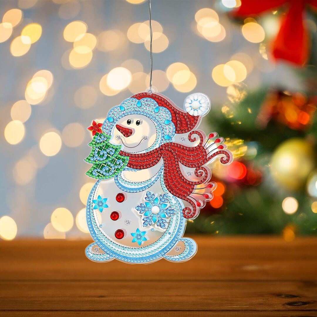 ✨Christmas Sale- Get 50% OFF🎁5D Diamond Painting Christmas Hanging Light