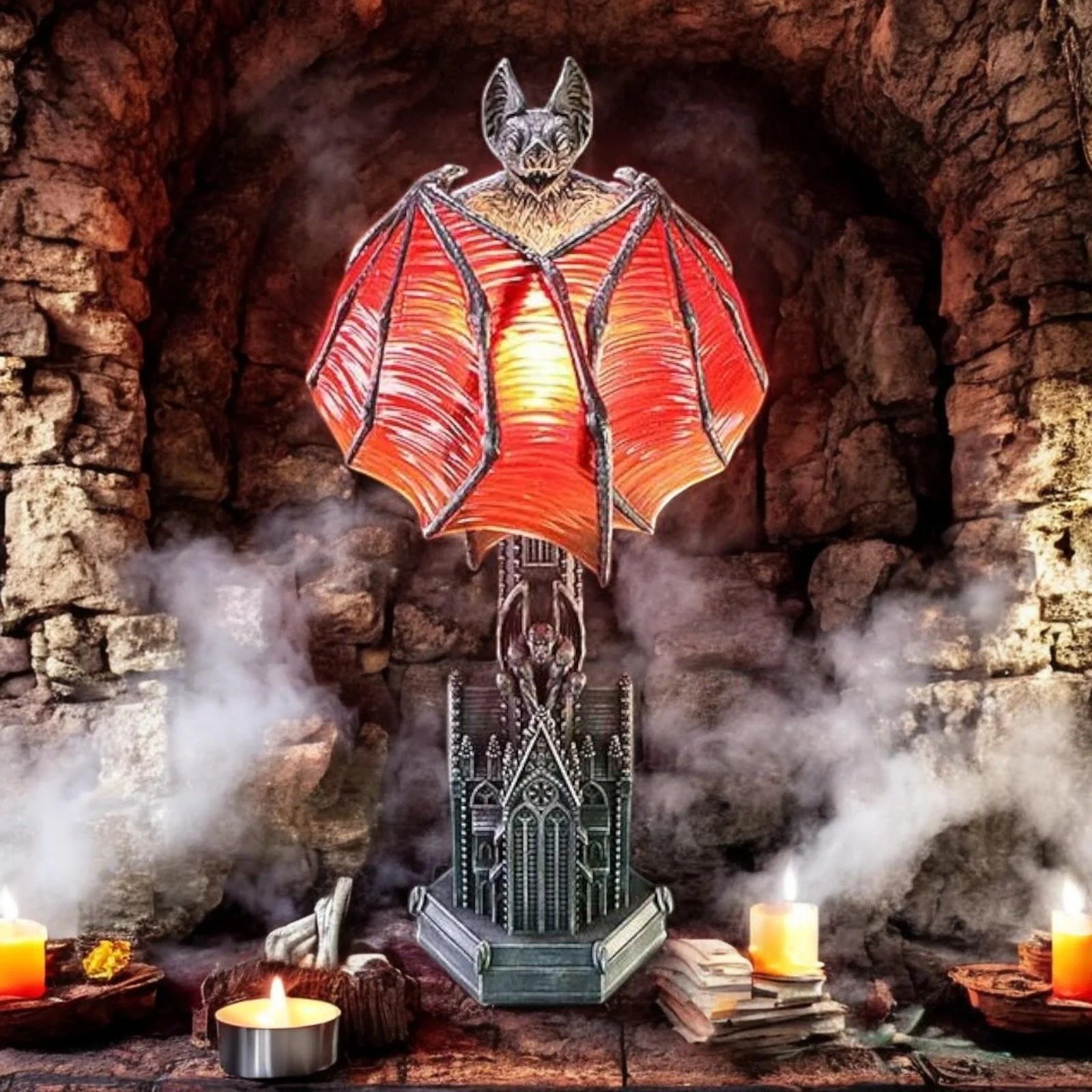 🎁TikTok Last Day Sale - 70% OFF🦇Gothic Wings of Night：Halloween Lamp