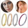 Buy 3 Get 2 Free-Titanium Micro Gem Hinged Nose Hoop