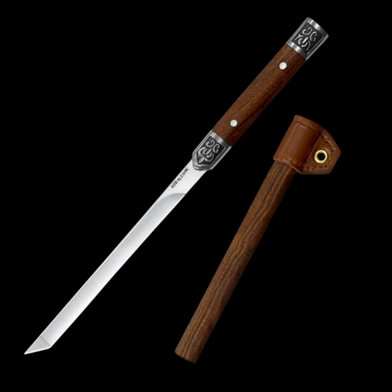 Red rosewood integrated keel sharp high-end fruit peeling knife