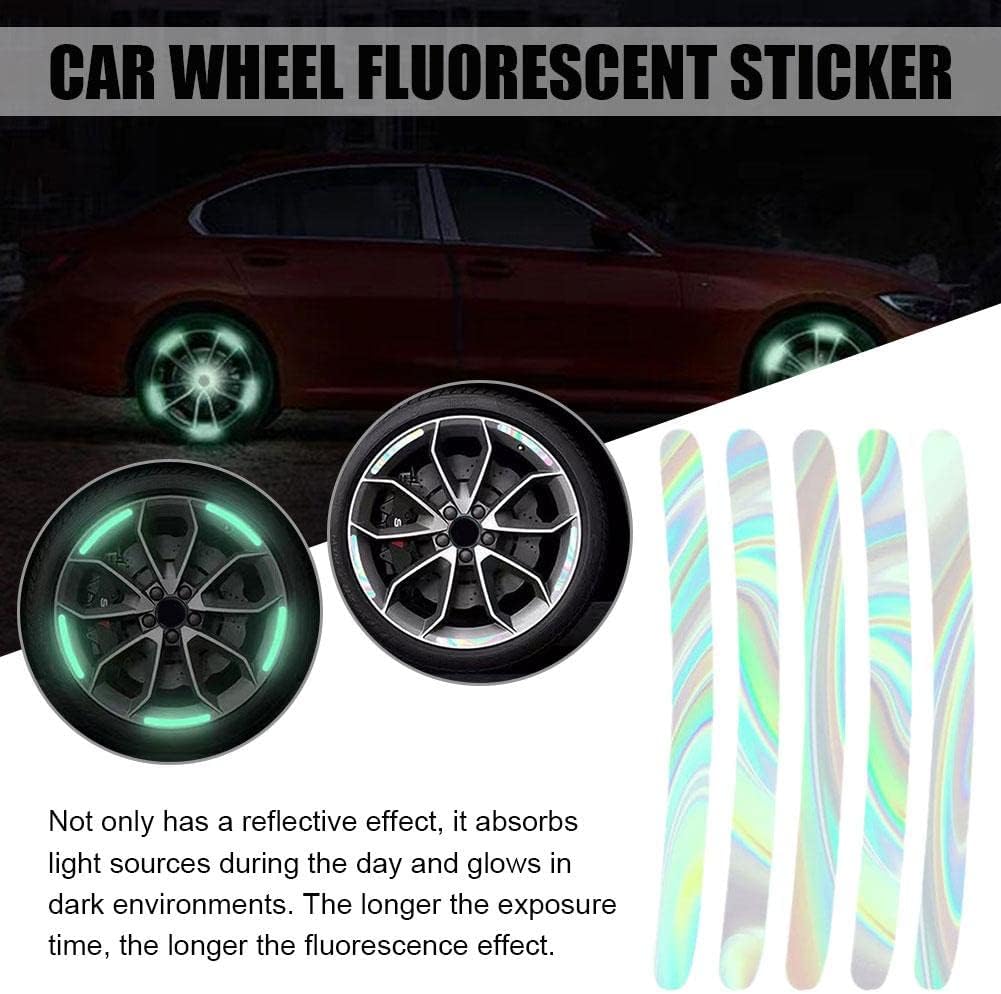 🔥🔥Glowing Wheel Hub Sticker