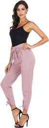 GRACE KARIN Womens Casual High Waist Pencil Pants with Bow-Knot Pockets for Work