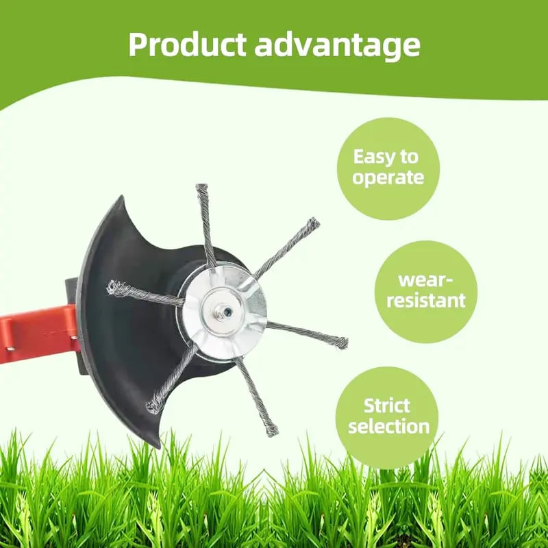 Last Day 50% OFF🔥Universal Steel Wire Trimmer Head Replacement-Heavy-Duty Weed Brush Cutter