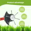 Last Day 50% OFF🔥Universal Steel Wire Trimmer Head Replacement-Heavy-Duty Weed Brush Cutter