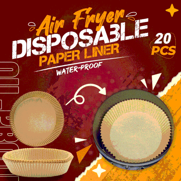🎅Christmas Hot Sale🎄48% OFF🎁Air Fryer Disposable Paper Liner-🔥🔥BUY 40 GET 10 FREE(50 PCS)