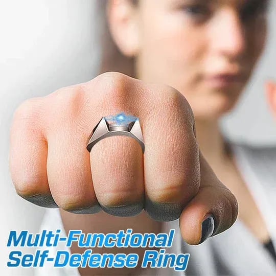 🔥HOT SALE🔥 - Self-Defense Ring With Electric Shock Function