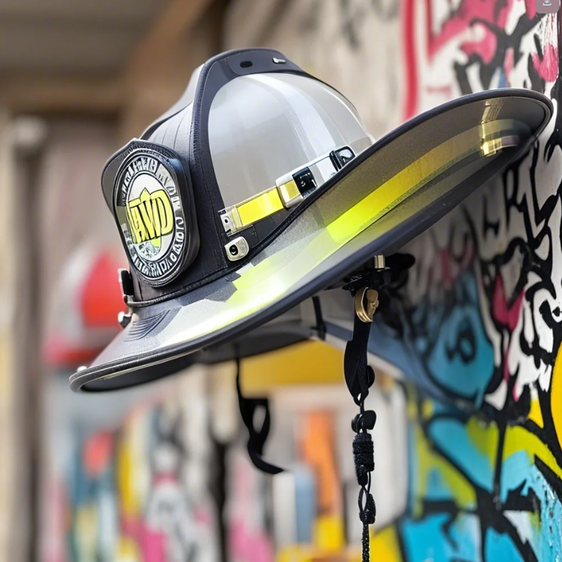 Fire Helmet Wall Mount Display