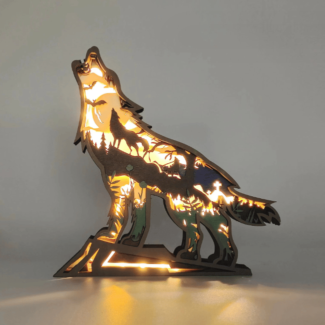 (🌲EARLY CHRISTMAS SALE - 50% OFF) ⭐3D WOODEN CARVING NIGHT LIGHT