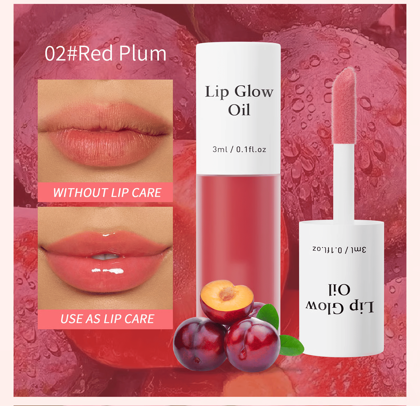 💋 Get the Perfect Pout✨ Tinted Lip Glow Oil - For Lush, Hydrated Lips with a Natural Glow! 💖
