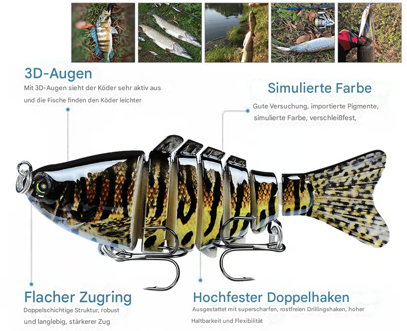 🔥Letzter Tag 50% RABATT- (Angelausrüstung) - Bionischer Schwimmköder