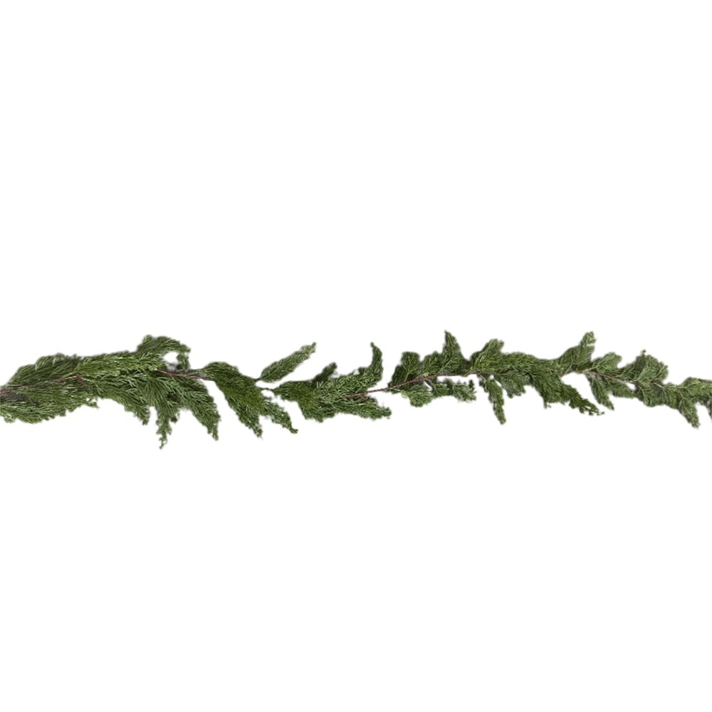 🔥Last Day Promotion 50% OFF🔥Christmas Artificial Cypress Leaf Vine Wreath（1.8m）