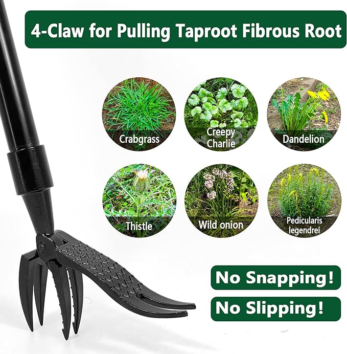 (🔥Last Day Promotion 50% OFF) Stand Up Weed Puller Tool (Without wooden stick handle) - Buy 2 Free Shipping