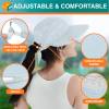 SUN CUBE Women Sun Hat for Outdoor UV Protection, Wide Brim Sun Hat Ponytail, Convertible Zip-Off Beach Hat Visor