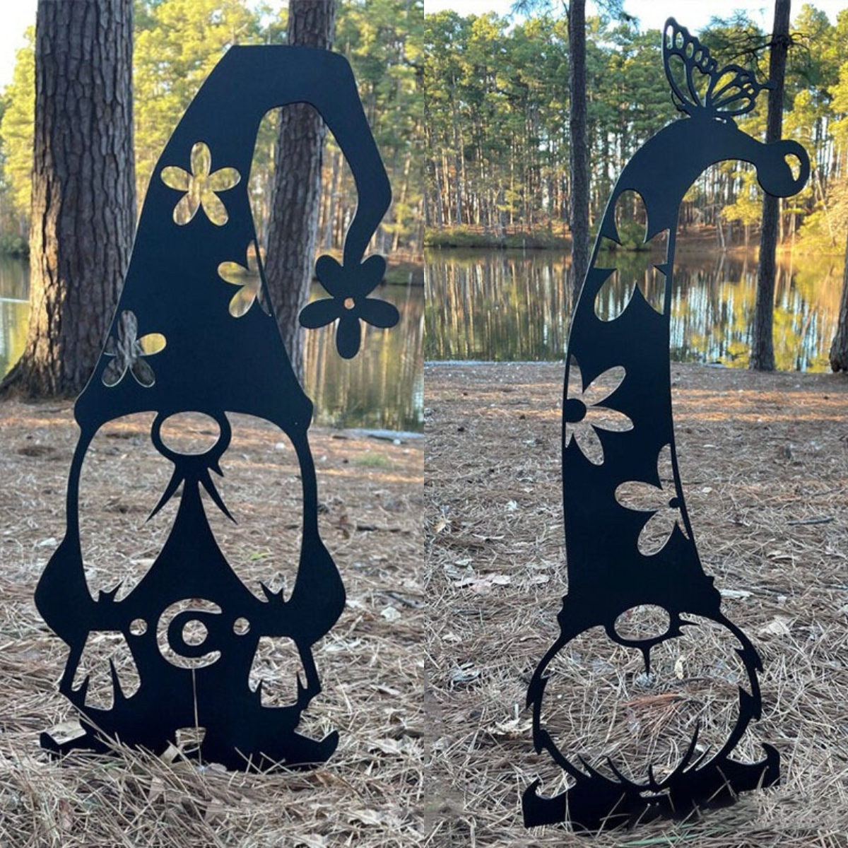 🔥Purely handmade artistic metal silhouette garden ornaments👍One of Each Style ( 🔥92.6% of people will buy thisSave $20 & Free Shipping) (Only Today)