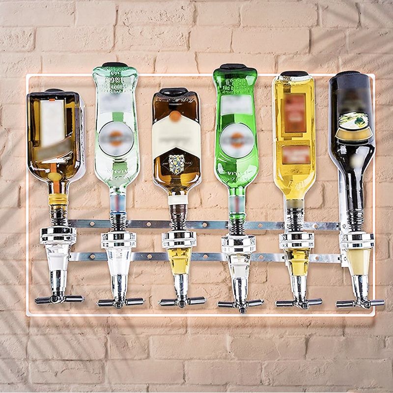 🎁TikTok Last Day Sale - 70% OFF🔥Wall-mounted quantitative spirit dispenser for one bottle
