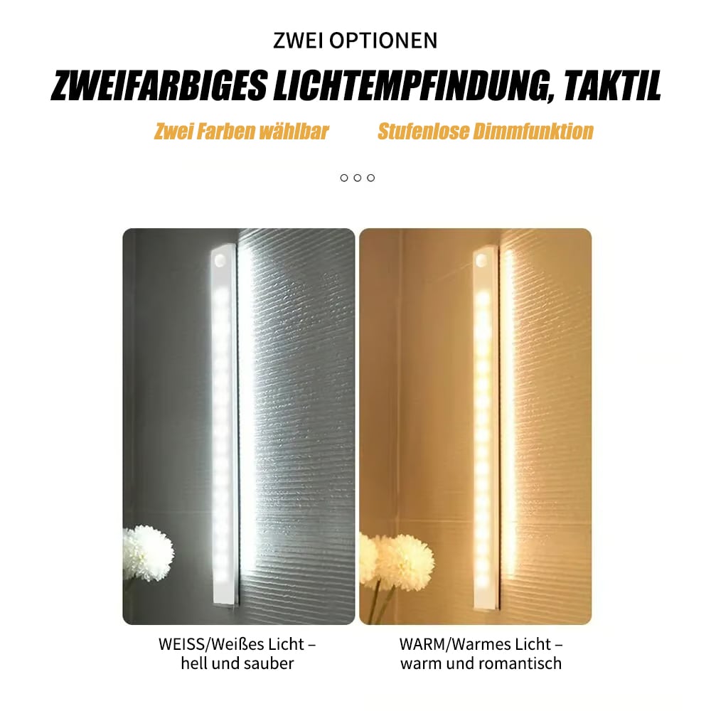 💡Bohrfreie intelligente Sensor magnetische aufladbare LED-Leuchte