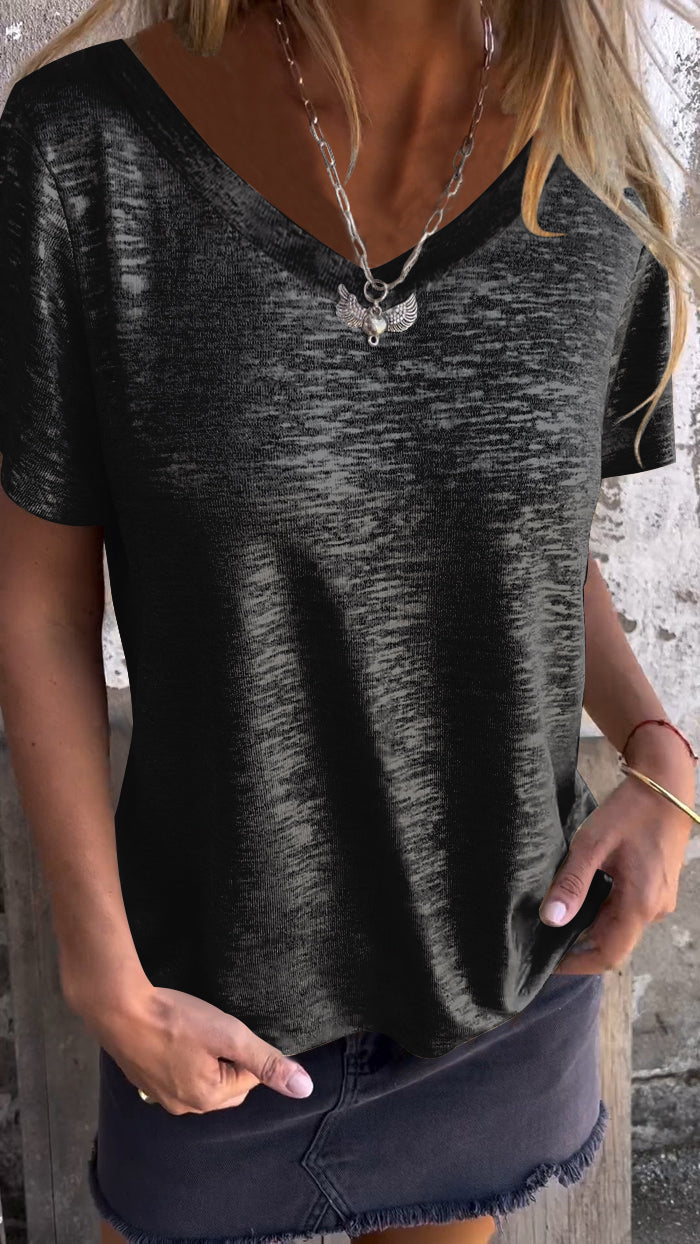 Stamping Short-sleeved T-shirt
