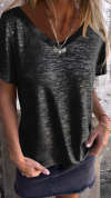 Stamping Short-sleeved T-shirt