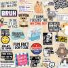 💥Last Day Promotion 50% OFF🔥Set of 130 Pcs Funny Saying Stickers