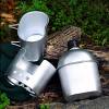 Military Canteen Set of 4, Canteen Cup Stove Pouch Kit