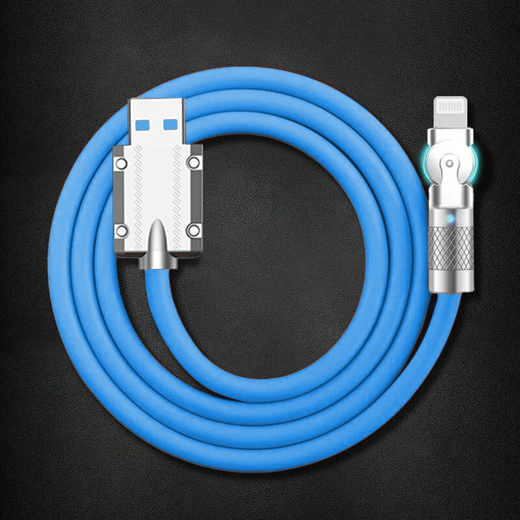 (🔥LAST DAY PROMOTION - SAVE 50% OFF)🎮180° Rotating Fast Charge Cable🎮(Buy 4 Get Extra 20% OFF)