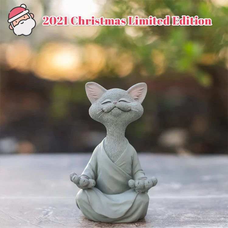 (Early Christmas Sale - Save 48% OFF) Happy Buddha Cat - Buy 3 Get Extra 20 % OFF