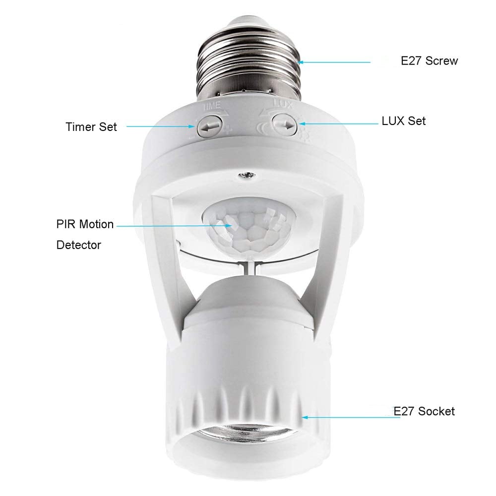 🔥Last Day Promotion 70% OFF🔥Motion Sensor Light Socket⚡Buy 3 Get 1 Free (4 PCS)