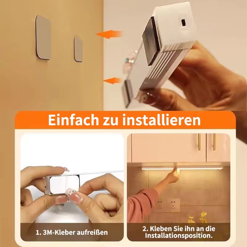 🔥Heißer Verkauf - 49% Rabatt🔥Bohrfreie intelligente Sensor magnetische aufladbare LED-Leuchte