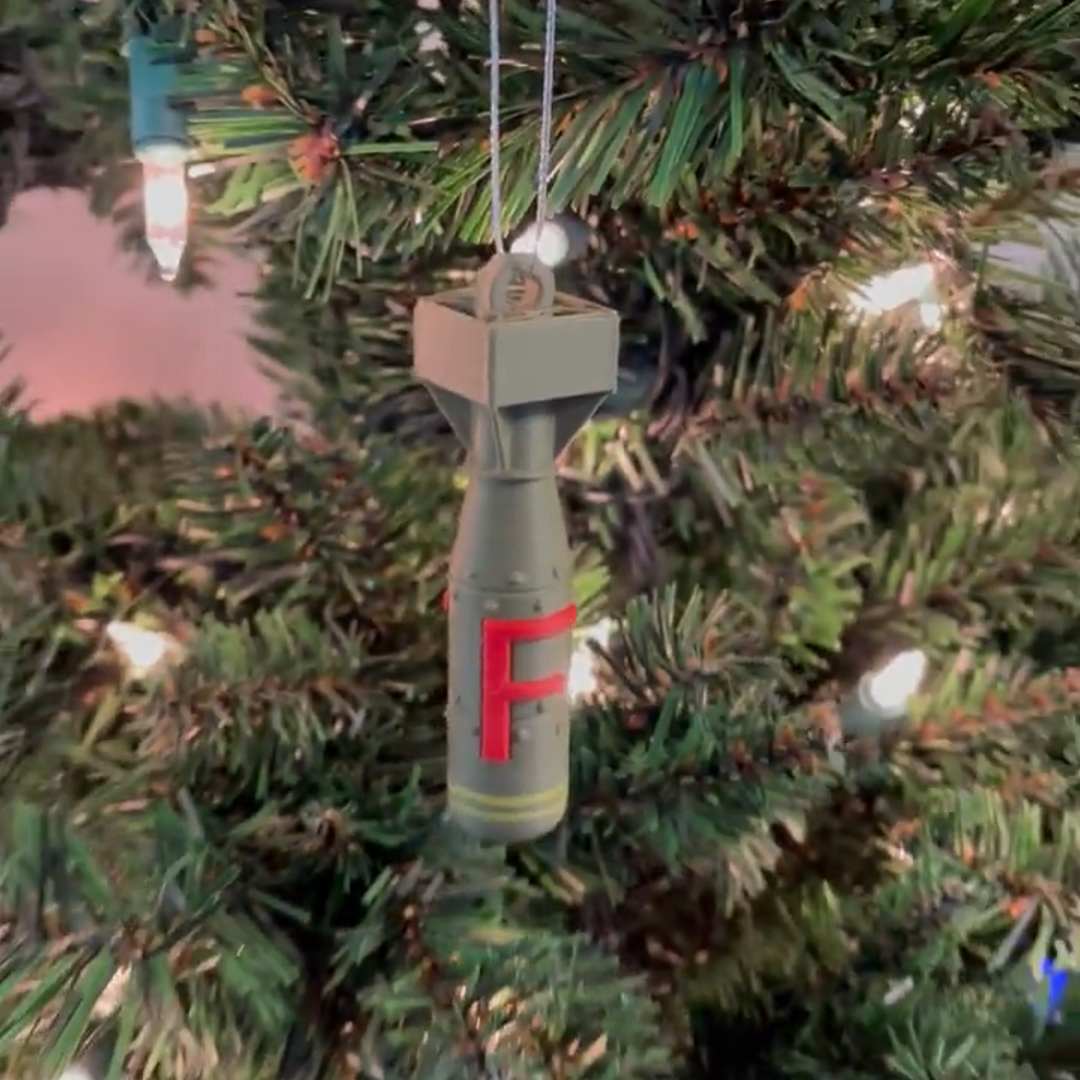 😆F Bomb Christmas Ornament | Funny Christmas Gift