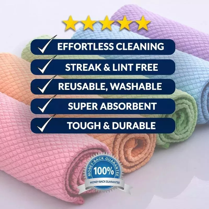 🌹2022 Summer Hot Sale -Nano streak-free miracle cleaning cloths-reusable